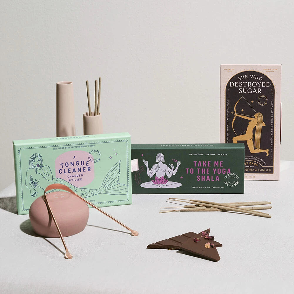 Gratte-Langue Ayurvédique En Cuivre 6 Gratte-Langue Ayurvédique En Cuivre – Image 5